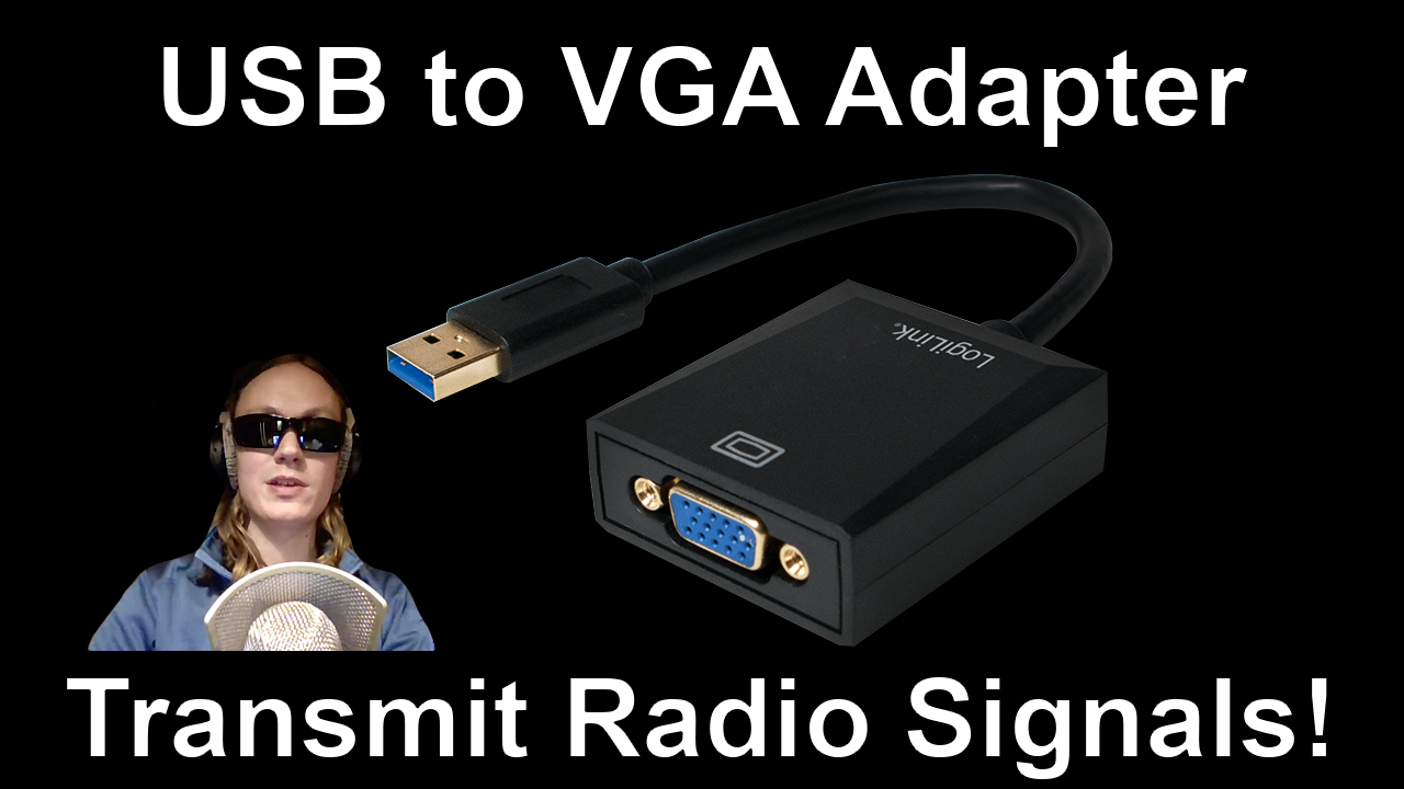 USB to VGA Adapter – Transmit Radio Signals! (FL2000 / FL2K)