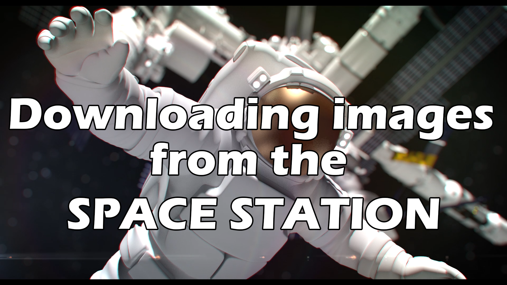Downloading images from the SPACE STATION with a 22$ USB radio